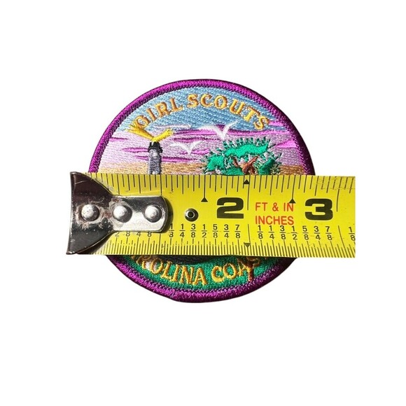 NEW Girl Scout New Carolina Coastal Pines GSNCCP Official Council Patch Badge 3" - Picture 2 of 3